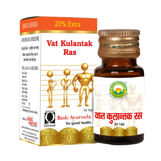 Buy Basic Ayurveda Vata Kulantak Ras Tablets from DrMediCart, Ship from India to USA
