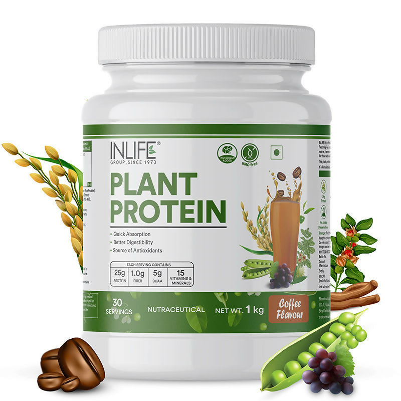 Inlife Plant Protein Powder Coffee