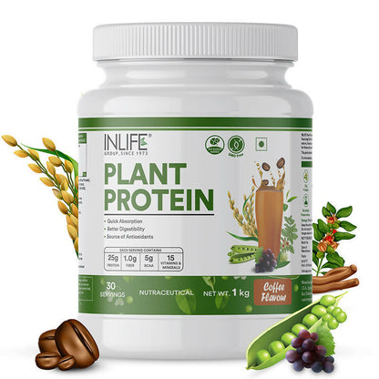 Inlife Plant Protein Powder Coffee