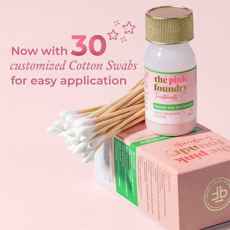 The Pink Foundry Acne Spot Corrector With Salicylic Acid For Active Acne Blackheads & Whiteheads