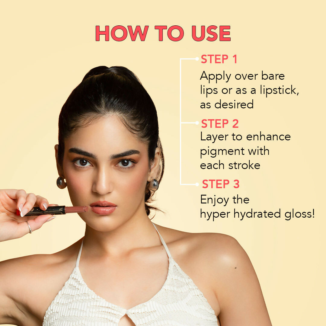 LoveChild By Masaba Gupta Shooting Star Hyper Hydrating Gloss Balm - Hot Glaze