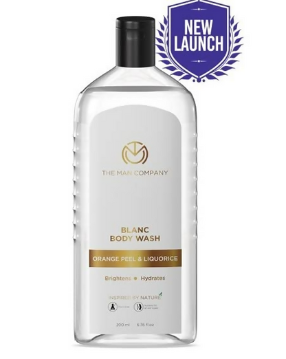 The Man Company Blanc Perfumed Body Wash For Men With Orange Peel & Liquorice