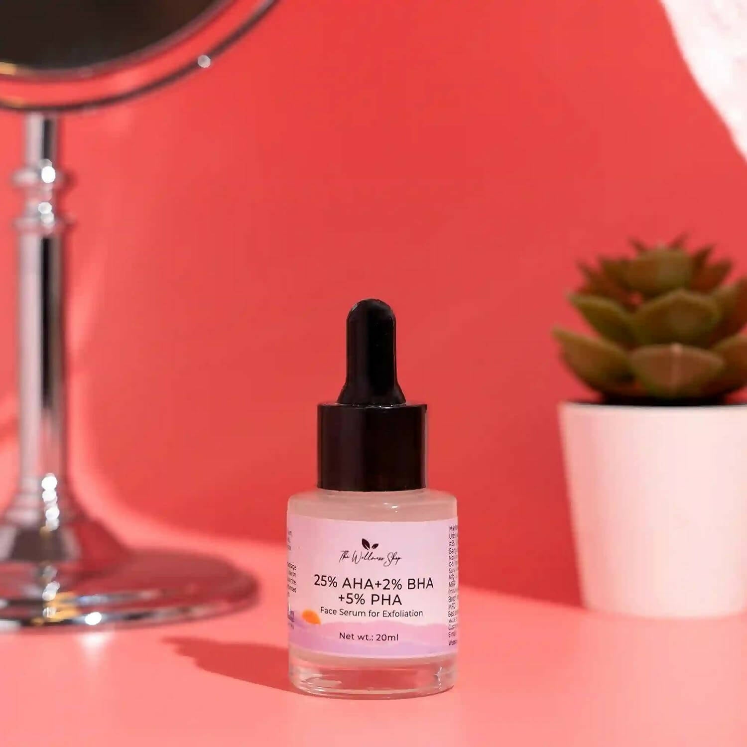 The Wellness Shop 25% AHA + 2% BHA + 5% PHA Face Serum - Drmedicart