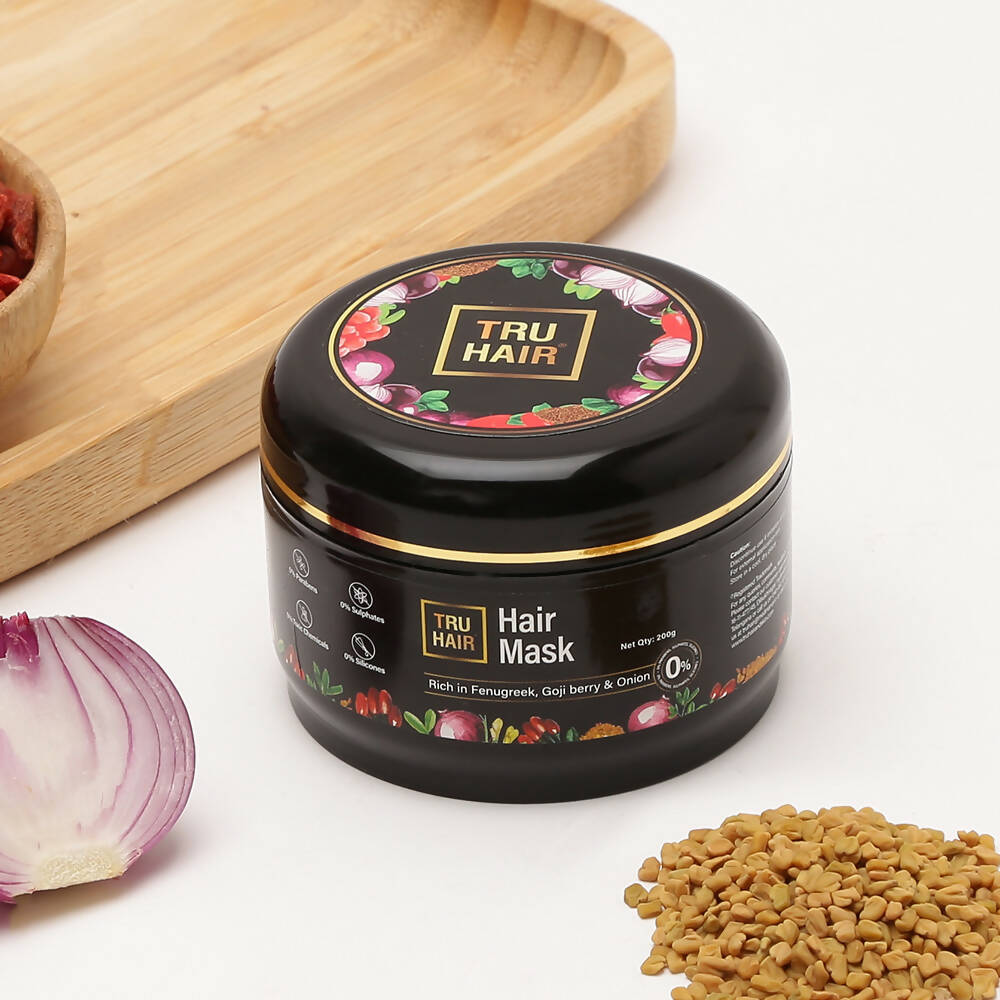 Buy Tru Hair & Skin Fenugreek, Goji Berry & Onion Hair Mask from DrMediCart, Ship from India to USA