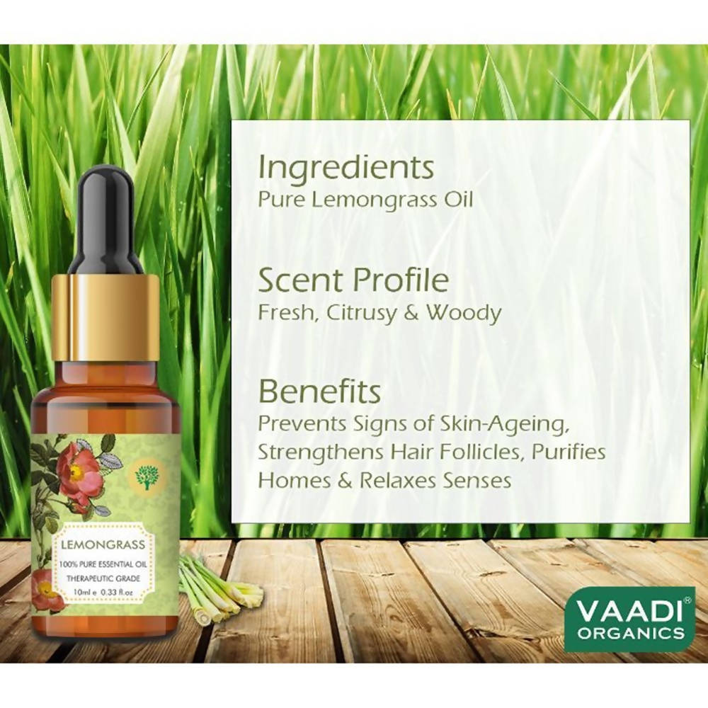 Vaadi Herbals Lemongras Oil Therapeutic Grade - Drmedicart
