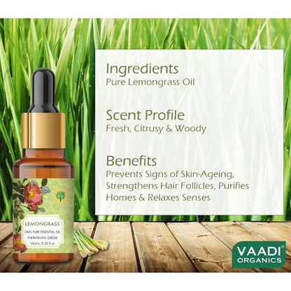 Vaadi Herbals Lemongras Oil Therapeutic Grade - Drmedicart