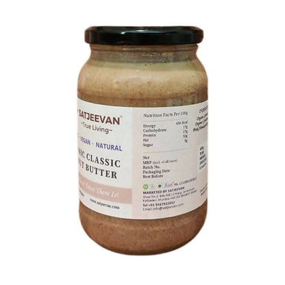 Satjeevan Organic Classic Peanut Butter