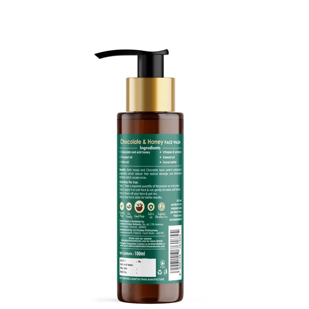 Lakshmi Krishna Naturals Chocolate & Honey Face Wash - DrMediCart
