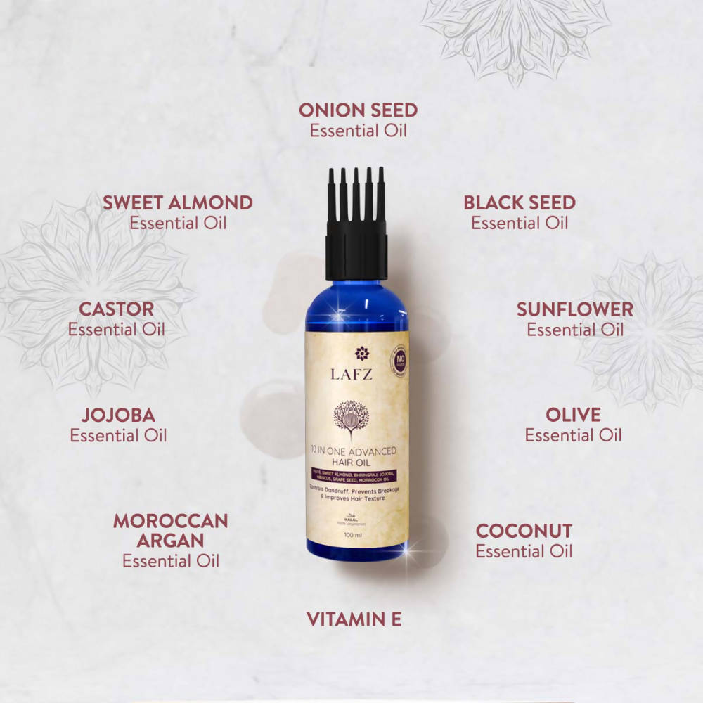 Lafz 10 In One Advanced Hair Oil