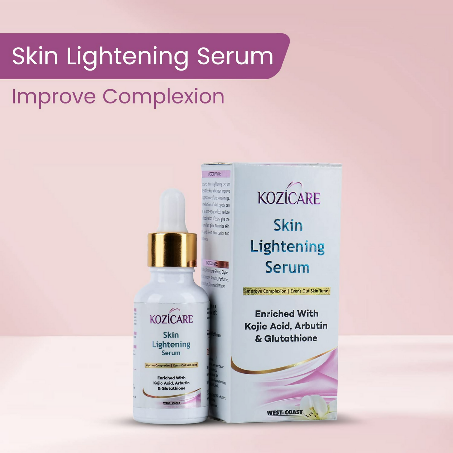 Healthvit Kozicare Skin Lightening Serum