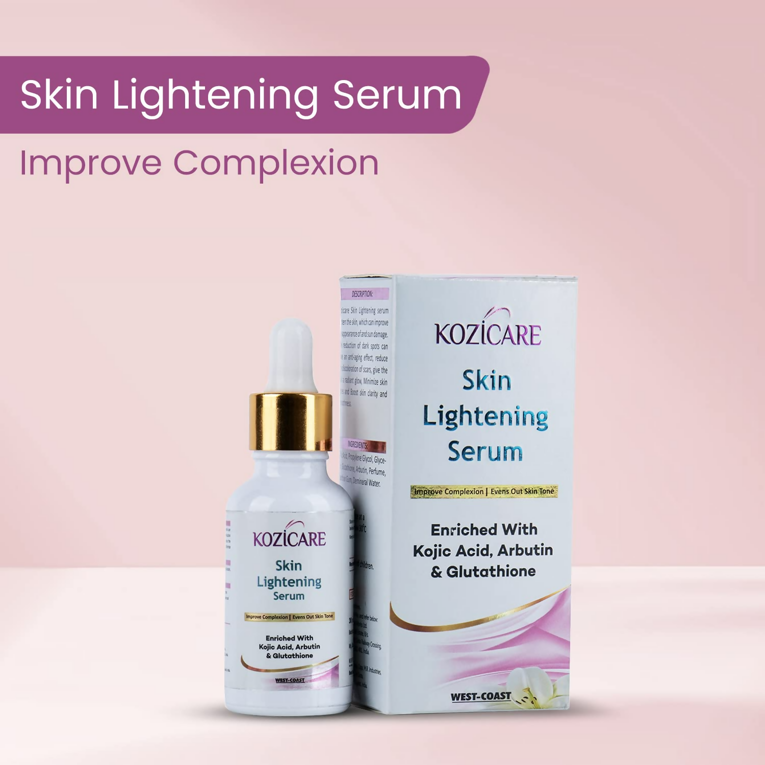 Healthvit Kozicare Skin Lightening Serum