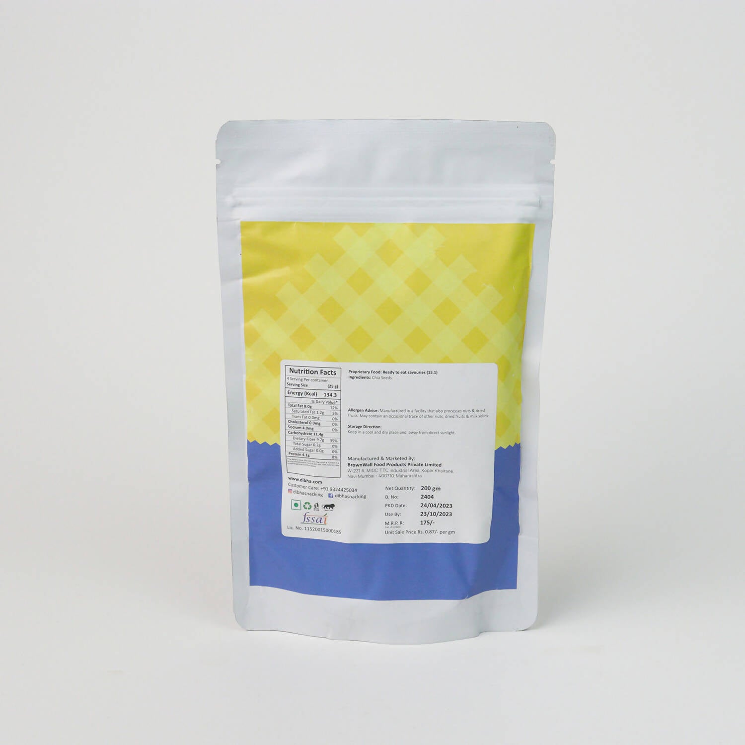 Dibha - Honest Snacking Chia Seeds