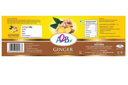 A2B - Adyar Ananda Bhavan Ginger Rice Paste - Drmedicart