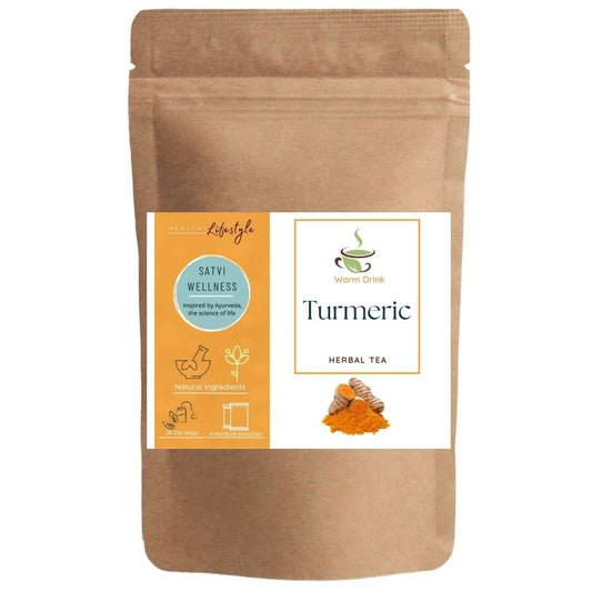 Satvi Wellness Turmeric Tea | Natural Turmeric Tea Bags