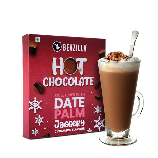 Buy Bevzilla Hot Chocolate Powder (Cinnamon) Drink Powder With Organic Date Palm Jaggery from DrMediCart, Ship from India to USA