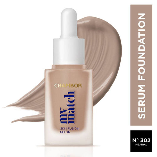 Buy Chambor My Match SPF 15 Skin Fusion Serum Foundation - 302 Neutral from DrMediCart, Ship from India to USA