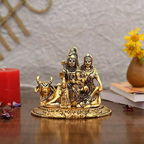 Buy Collectible India Handcrafted Shiva Parvati Ganesh Idol