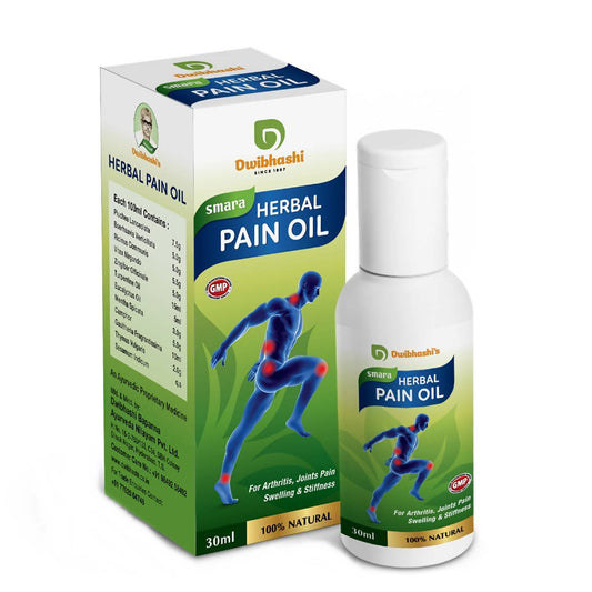 Buy Dwibhashi Smara Herbal Pain Oil from DrMediCart, Ship from India to USA