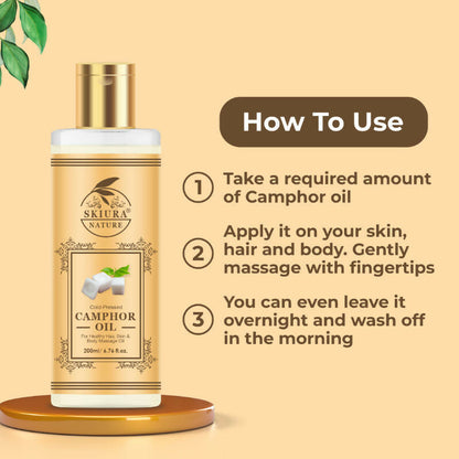 Skiura Nature 100% Natural Camphor Oil For Skin & Hair