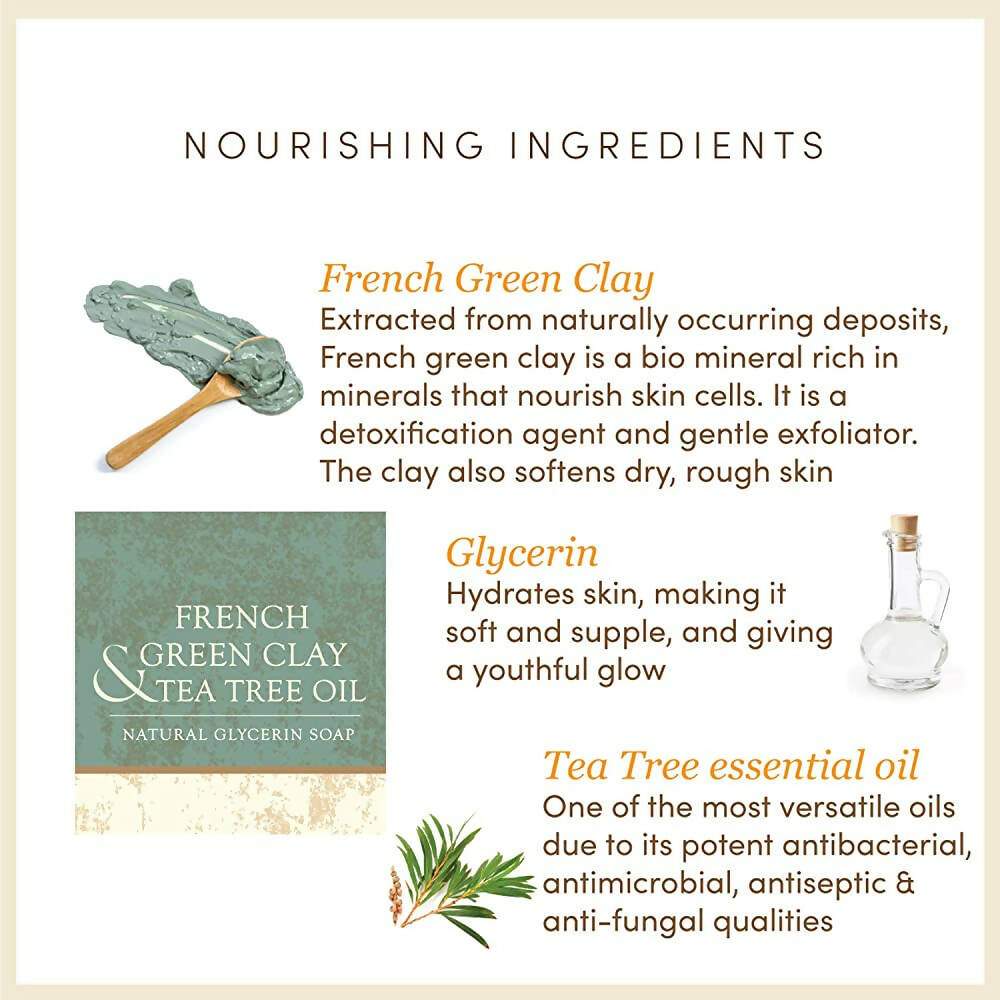 The Earth Reserve French Green Clay & Tea Tree Oil Soap