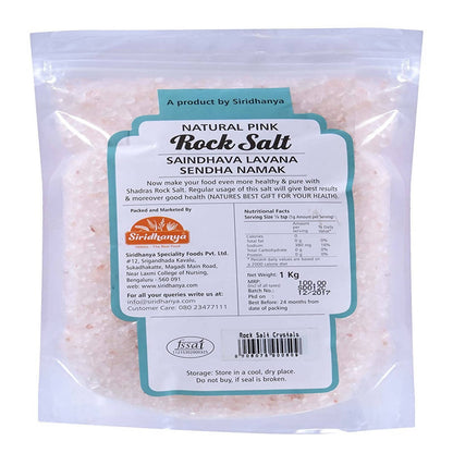 Siridhanya Shadras Natural Pink Rock Salt