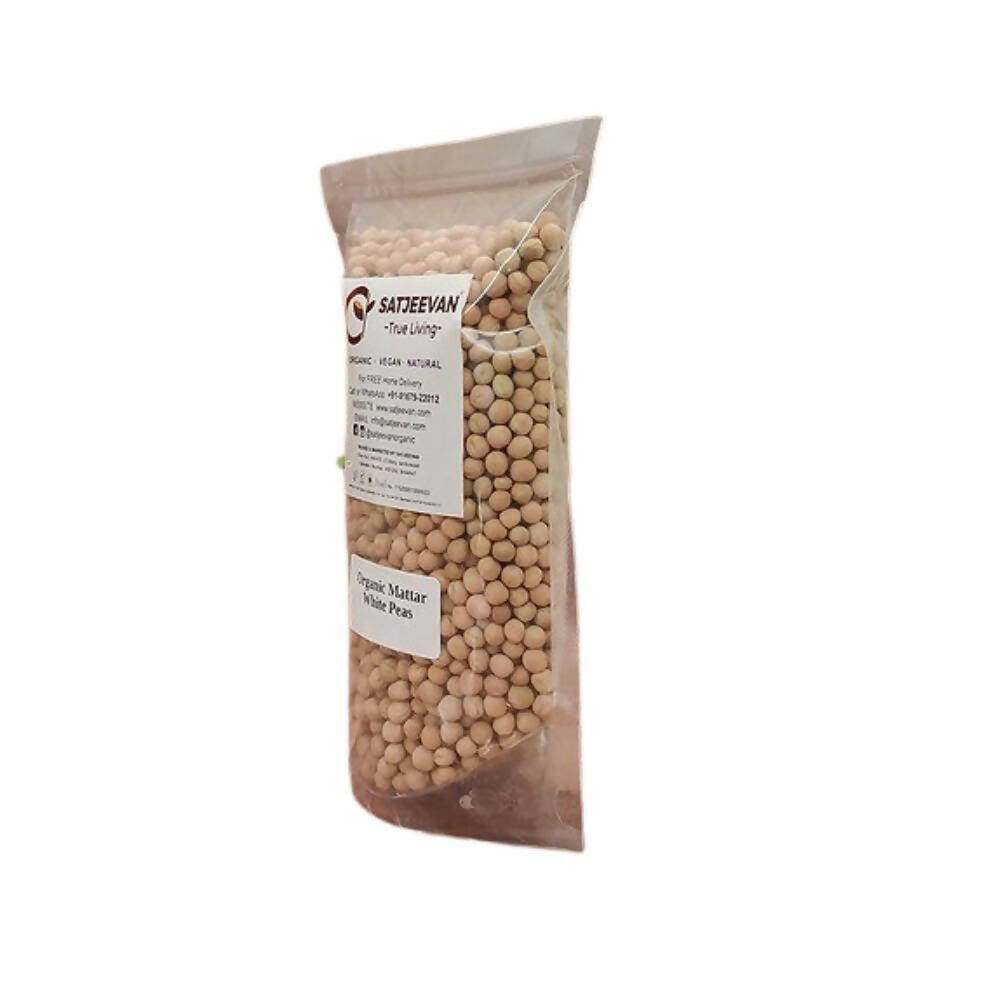 Satjeevan Organic Mattar White Peas