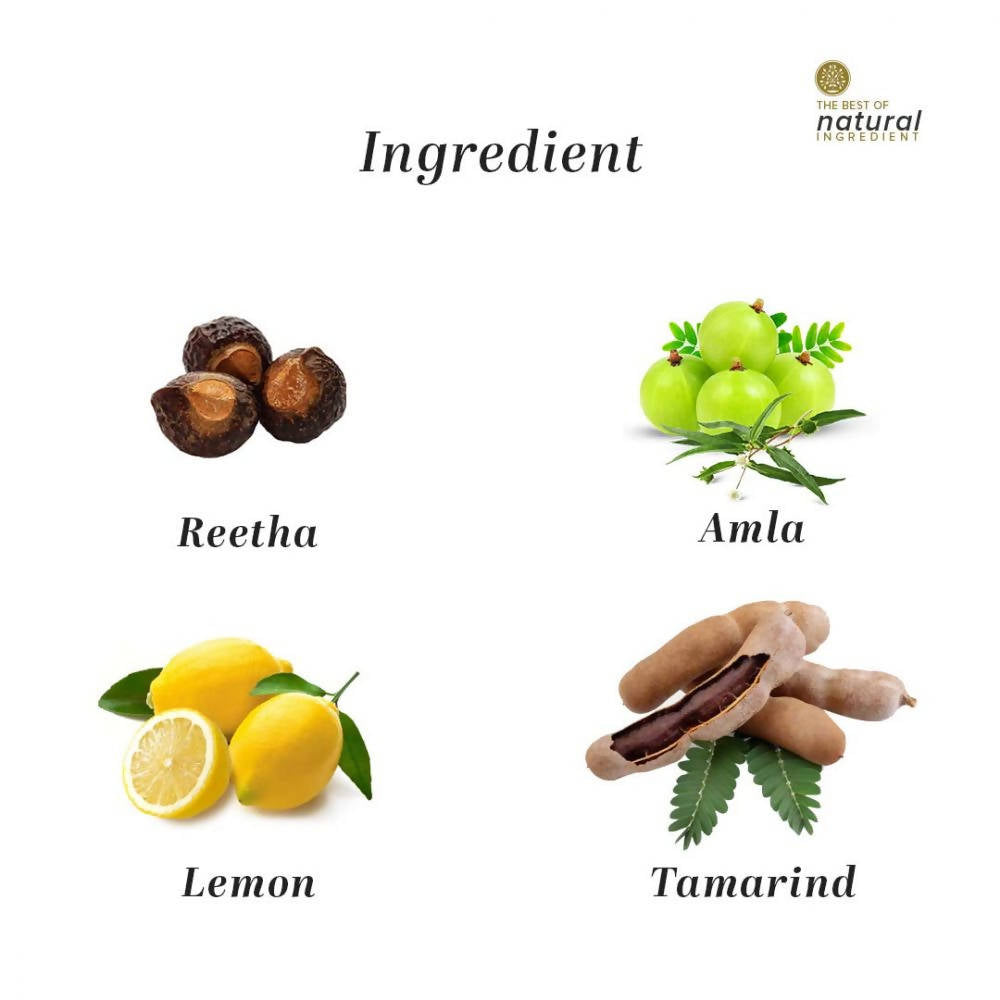 Khadi Natural Lemon & Tamarind Hair Cleanser