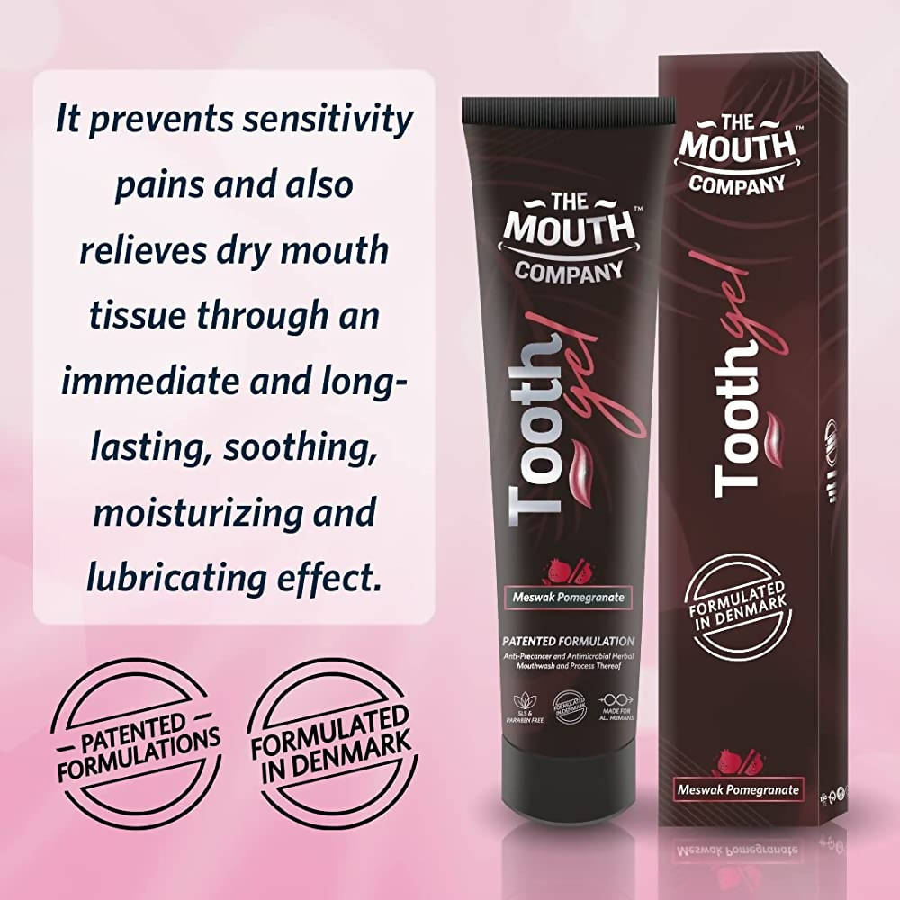 The Mouth Company Soothing Meswak & Pomegranate Toothgel