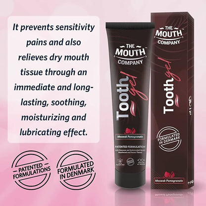 The Mouth Company Soothing Meswak & Pomegranate Toothgel