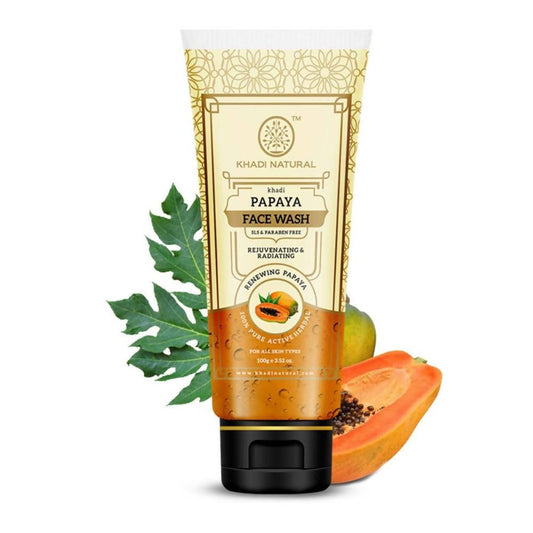 Buy Khadi Natural Papaya Face Wash SLS & Paraben Free from DrMediCart, Ship from India to USA