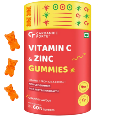 Buy Carbamide Forte Vitamin C Gummies With Zinc from DrMediCart, Ship from India to USA