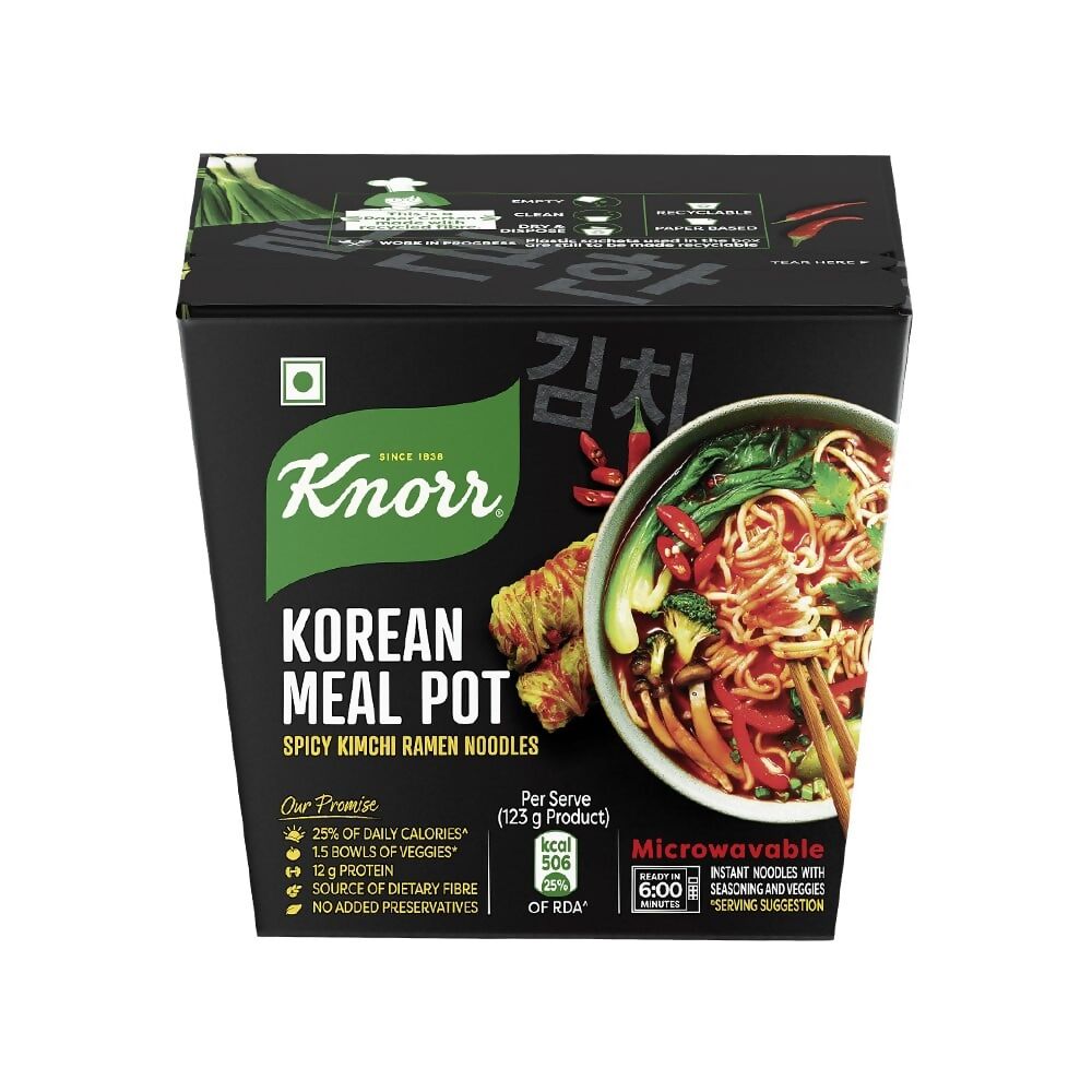 Knorr Korean Meal Pot Spicy Kimchi Ramen Noodles