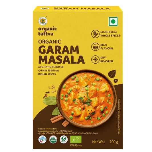 Buy Organic Tattva Garam Masala Powder from DrMediCart, Ship from India to USA