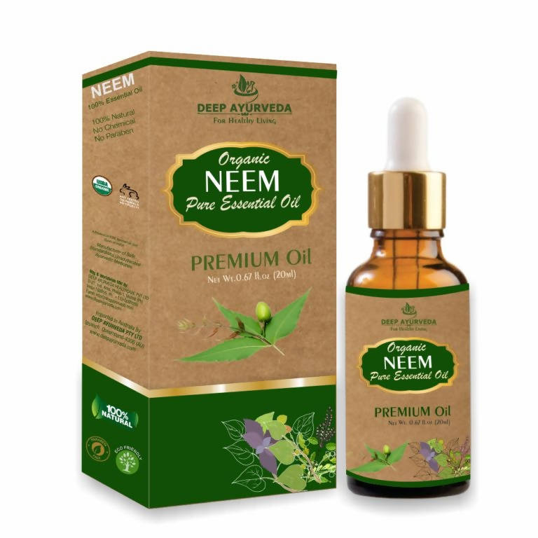 Buy Deep Ayurveda Neem Pure Essential Oil from DrMediCart, Ship from India to USA