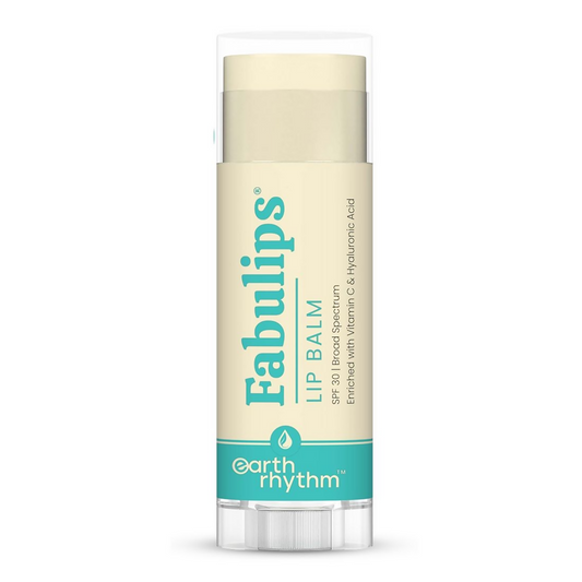 Earth Rhythm Fabulips Lip Balm SPF 30 Broad Spectrum With Vit C & Hyaluronic Acid