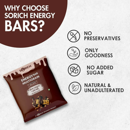 Sorich Organics Multigrain Energy Mini Bars Chocolate Chunk
