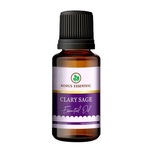 Korus Essential Clary Sage Essential Oil - Therapeutic Grade