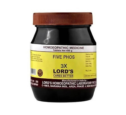 Buy Lord's Homeopathy Five Phos Biocombination Tablets from DrMediCart, Ship from India to USA