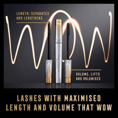 Max Factor Masterpiece 2 In 1 Lash Wow Mascara - 001 Black