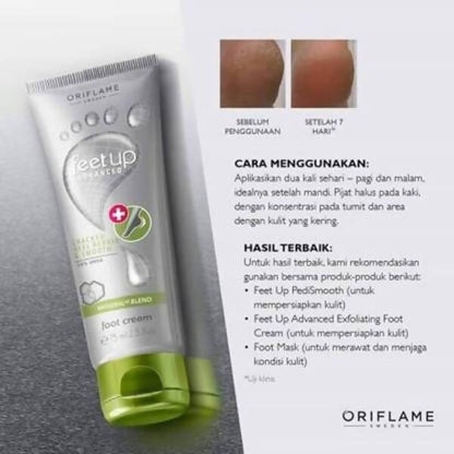 Oriflame Feet Up Advanced Cracked Heel Repair & Smooth Foot Cream benefits