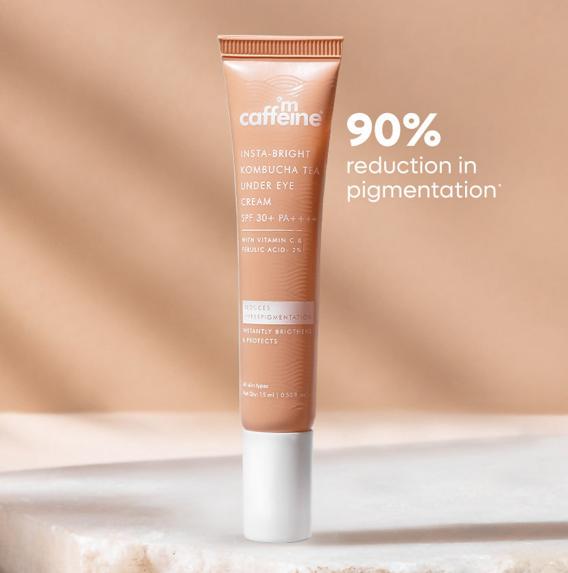 mCaffeine Insta-Bright Kombucha Tea Under Eye Cream SPF 30+ PA++++