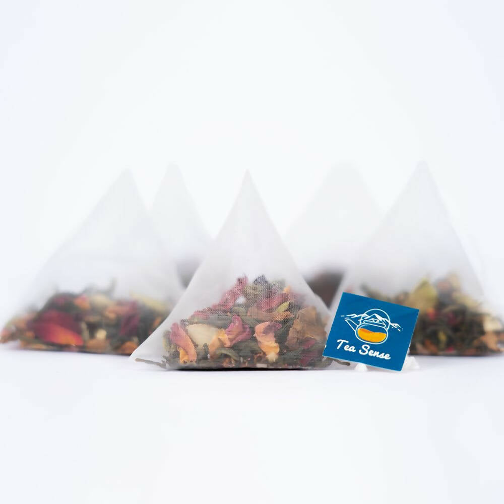 Tea Sense Kashmiri Kahwa Detox Green Tea Bags Box - Drmedicart