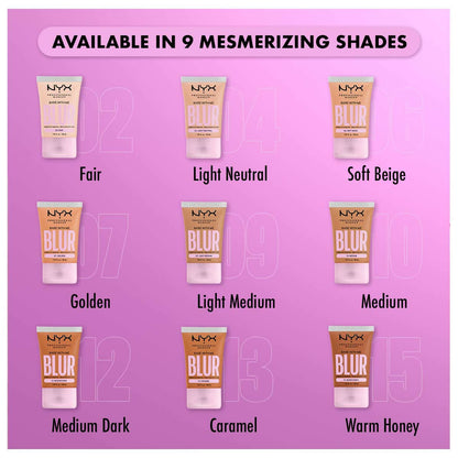 NYX Professional Makeup Bare With Me Blur Tint Foundation  - 07 Golden