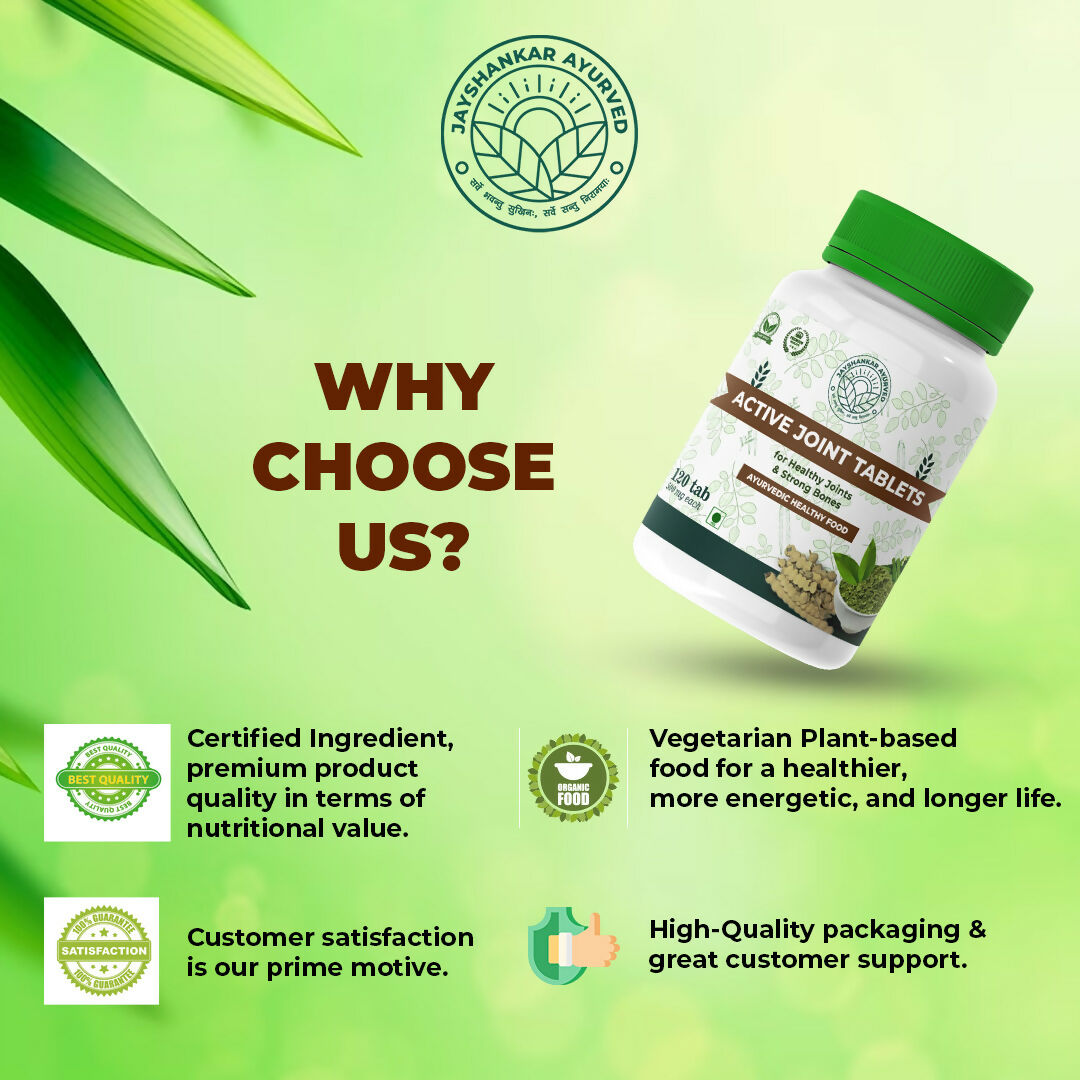 Jayshankar Ayurved Active Joint Tablets