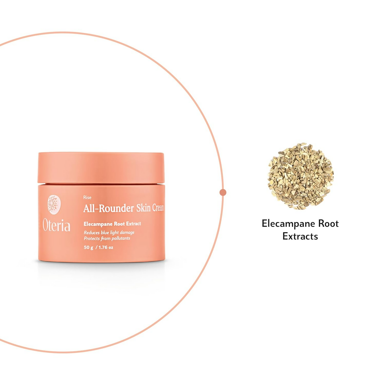Oteria All Rounder Skin Face Cream - Enriched with Elecampane Root Extract For Anti Pollution Cream and Ultimate Moisturize