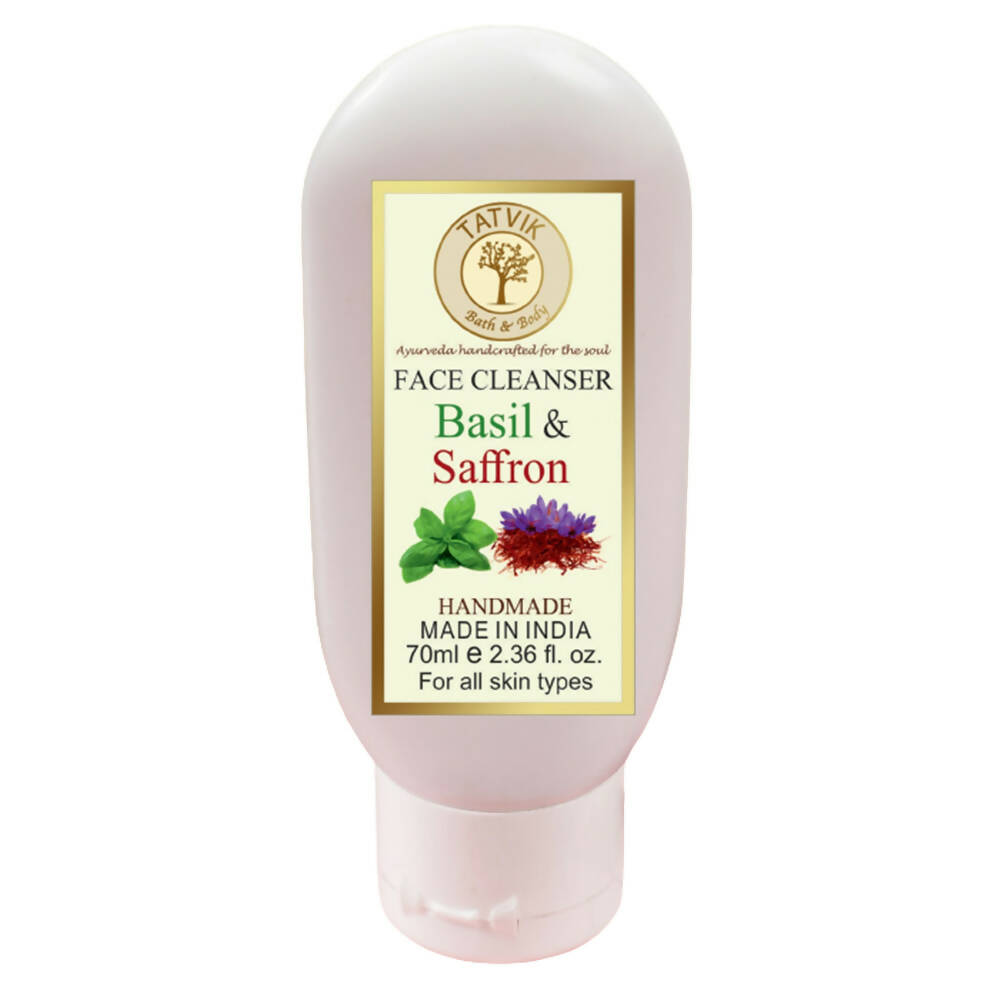Tatvik Ayurveda Basil and Saffron Face Cleanser