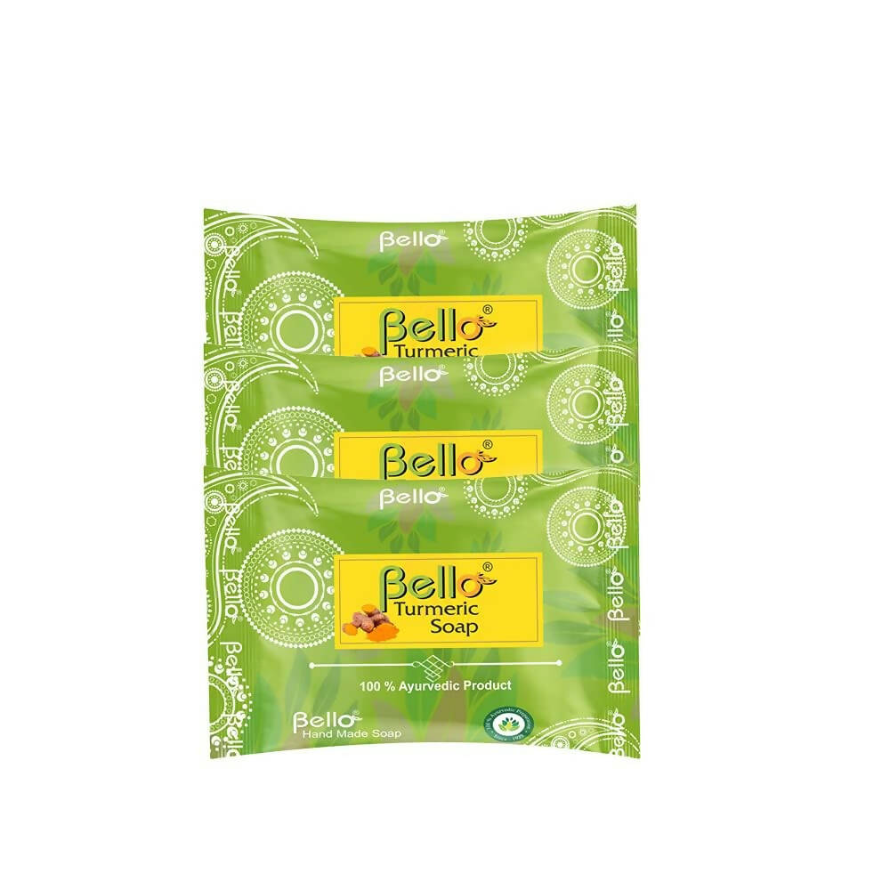 Buy Bello Herbals Hand Made Glycerin Turmeric Soap from DrMediCart, Ship from India to USA
