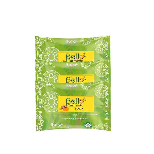 Buy Bello Herbals Hand Made Glycerin Turmeric Soap from DrMediCart, Ship from India to USA