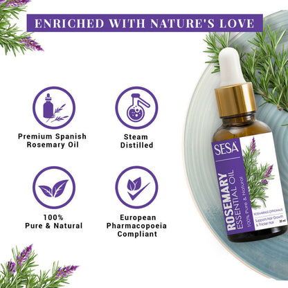 Sesa Ayurvedic Rosemary Essential Oil For Hair Growth