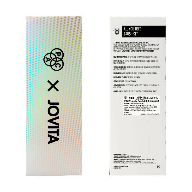 PAC X Jovita All You Need Brush Kit - DrMediCart